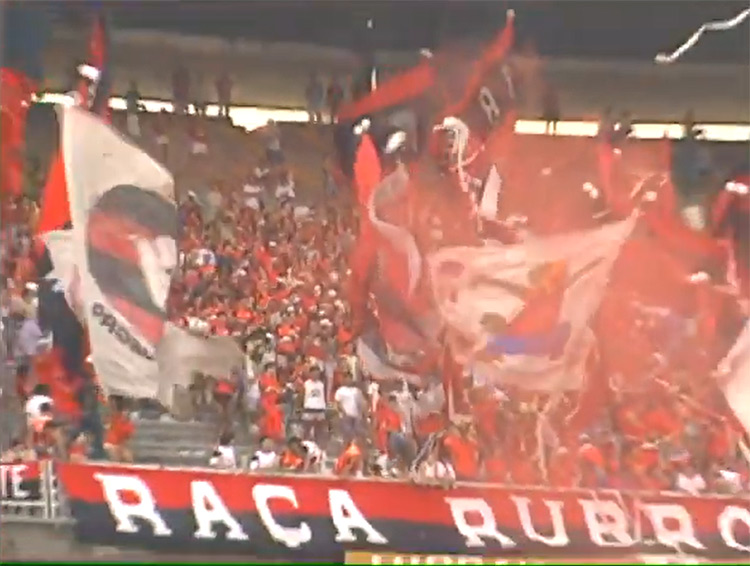 Raça Rubro-Negra no Maracanã no dia 10 de agosto de 1991