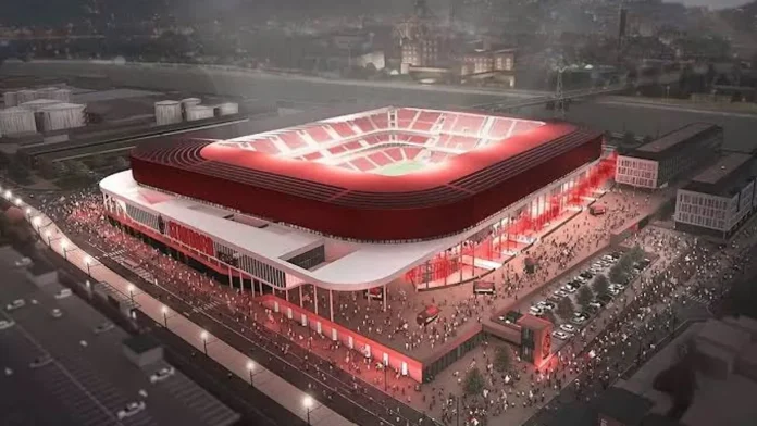 Projeto novo estádio do Flamengo