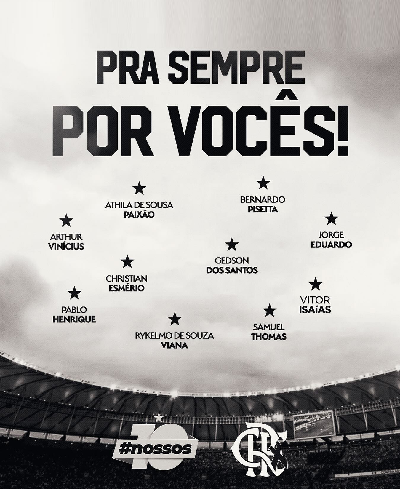 Garotos do Ninho, o Flamengo vai jogar, pra sempre por vocês