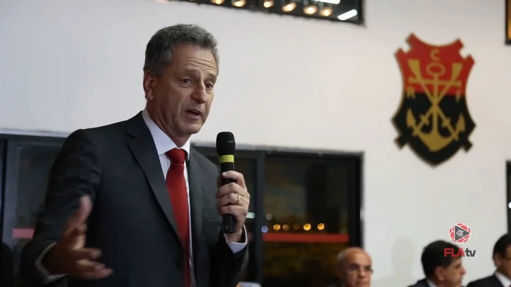 Presidente do Flamengo Rodolfo Landim