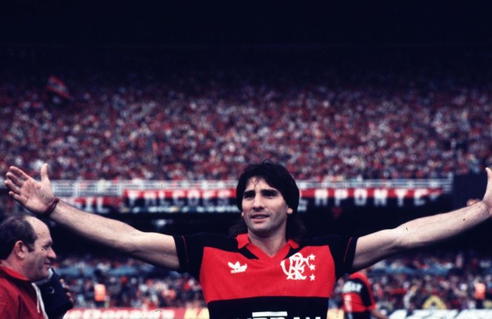 Renato Gaúcho no Flamengo em 1987