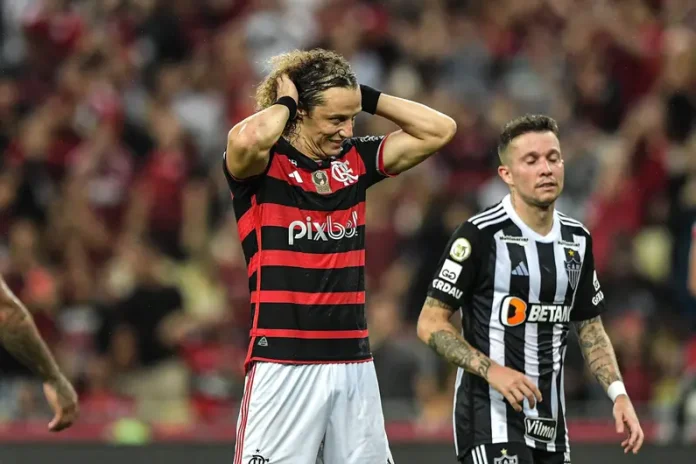 David Luiz perdeu pênalti no empate sem gols entre Flamengo x Atlético-MG