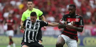 Gérson e Paulinho no 1º jogo da Final da Copa do Brasil 2024