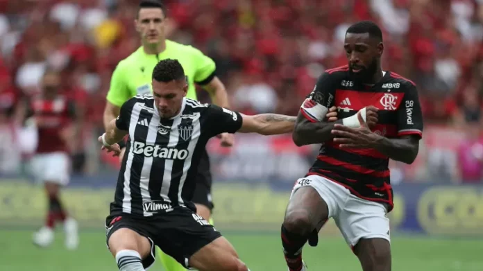 Gérson e Paulinho no 1º jogo da Final da Copa do Brasil 2024