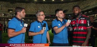 Gerson se surpreende com anúncio da saída do Gabigol