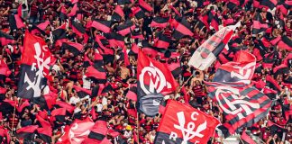 Linda festa da Nação Rubro-Negra no Maracanã, no 1º jogo da Final da Copa do Brasil 2024