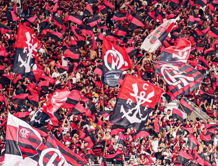 Linda festa da Nação Rubro-Negra no Maracanã, no 1º jogo da Final da Copa do Brasil 2024