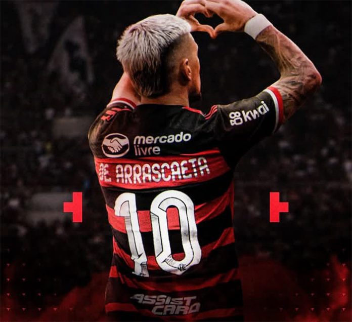 Arrascaeta camisa 10 do Flamengo