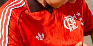 Camisa Flamengo adidas retrô anos 80