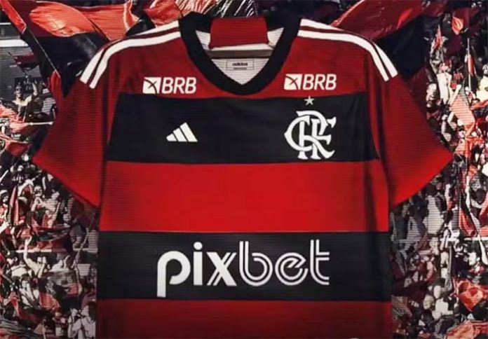 Patrocínio da Pixbet na camisa do Flamengo