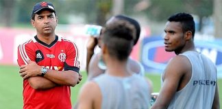 Cleber dos Santos na base do Flamengo