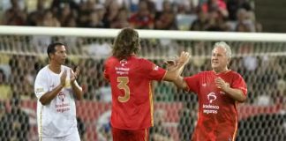 David Luiz e Zico no Jogo das Estrelas