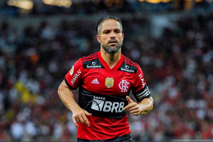 Diego Ribas no Flamengo em 2021