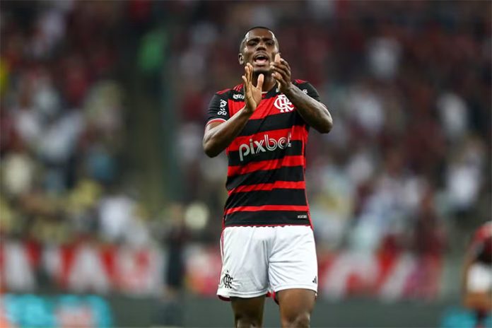 Evertton Araújo no Flamengo em 2024