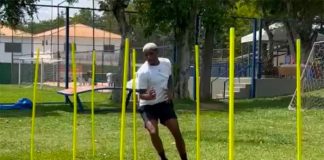 Evertton Araújo mantem a forma nas férias