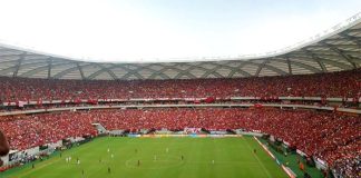 Arena da Amazônia lotada de Rubro-Negros em jogo do Flamengo