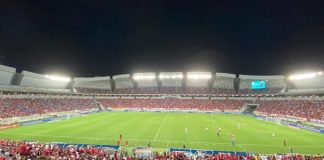 Flamengo na Arena das Dunas, em Natal-RN