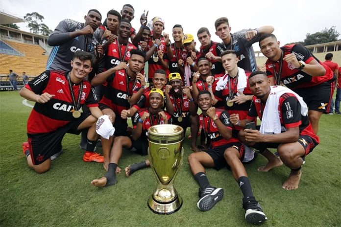 Time do Flamengo Campeão da Copinha 2018