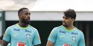 Gerson e Lucas Paquetá na Seleção Brasileira