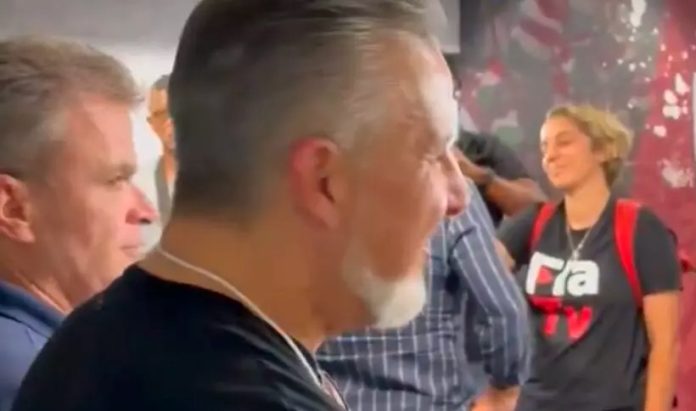 José Boto em sua chegada ao Rio de Janeiro