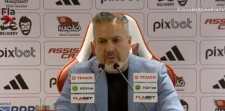 José Boto em apresentação no Flamengo
