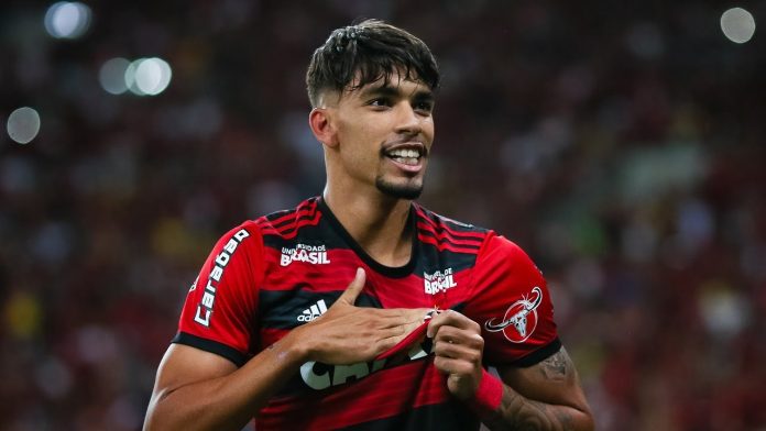 Lucas Paquetá no Flamengo em 2018