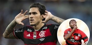 Pedro e Romário no Flamengo