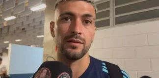 Arrascaeta em entrevista após vitória do Flamengo por 2x0 sobre o Volta Redonda