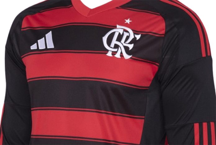Camisa do Flamengo manga longa 2025