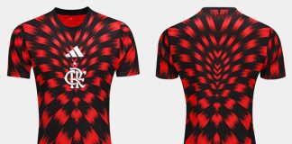 Camisa do Flamengo Pré-Jogo 2025