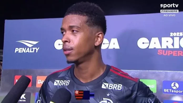 Carlinhos em entrevista após goleada do Flamengo sobre o Bangu