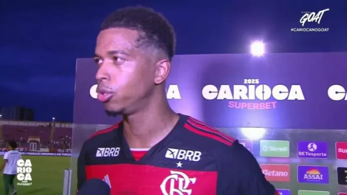 Carlinhos em entrevista após estreia do Flamengo no Carioca 2025