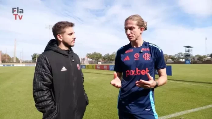 Filipe Luís em entrevista a Fla TV