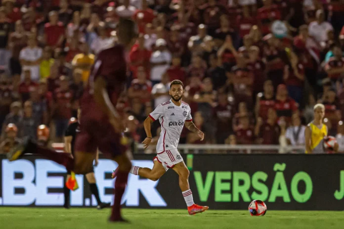 Flamengo e Madureira empataram em 1x1. FOTO: Paula Reis/Flamengo