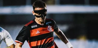 Carbone em campo pelo Flamengo