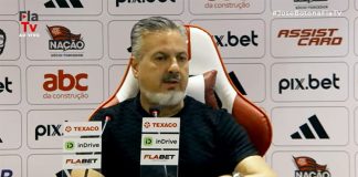 José Boto em entrevista coletiva no Ninho do Urubu 2025