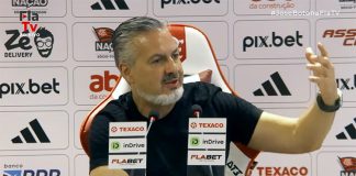 José Boto em entrevista coletiva no Ninho do Urubu 2025