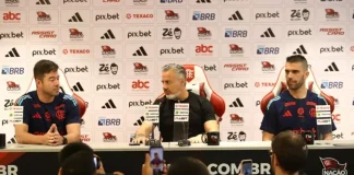José Boto em entrevista coletiva no Ninho do Urubu 2025