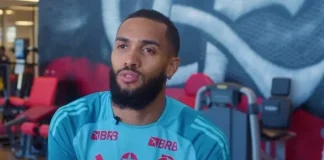 Juninho na academia do Flamengo no Ninho do Urubu 2025