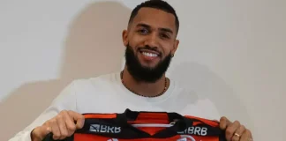 Juninho com a camisa do Flamengo