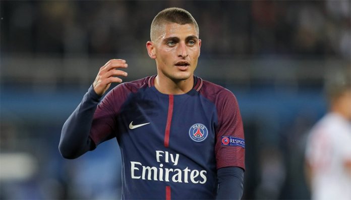Marco-Verratti-PSG Marco Verratti em campo pelo PSG