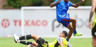 Pablo foi titular no jogo-treino entre Flamengo x Marica