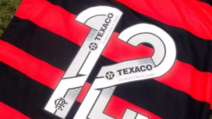Patrocínio da Texaco na camisa do Flamengo 2025