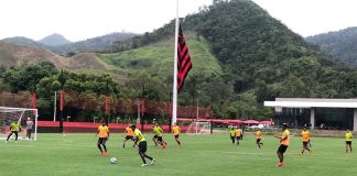 Treino do Flamengo no Ninho do Urubu