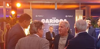 Zico durante o evento de abertura do Campeonato Carioca 2025 — Foto: Vitor Seta