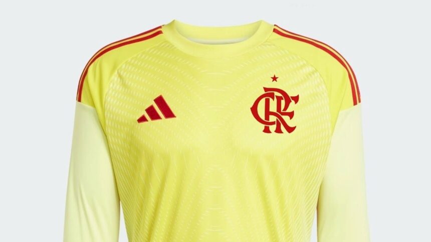 Camisa de goleiro Flamengo 2025