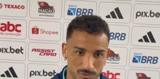 Danilo em entrevista no Flamengo 2025