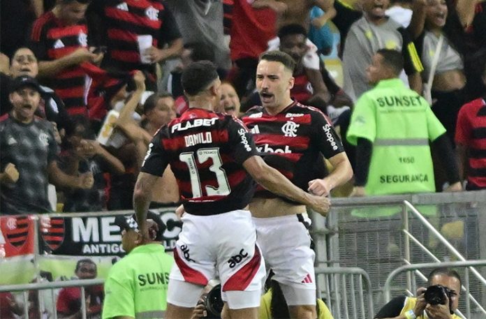 Com passe de Danilo, Leo Ortiz marca o gol da vitória do Flamengo sobre o Botafogo