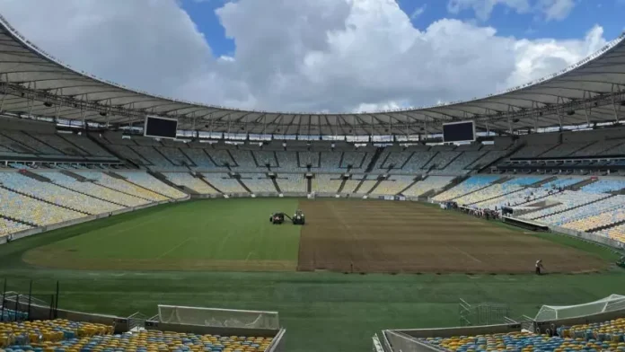 Gramado do Maracanã passou por revitalização no final de 2024