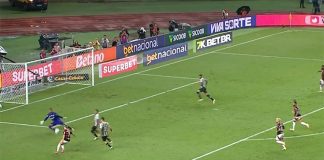 Luiz Araújo faz golaço de cavadinha na final da Supercopa do Brasil 2025